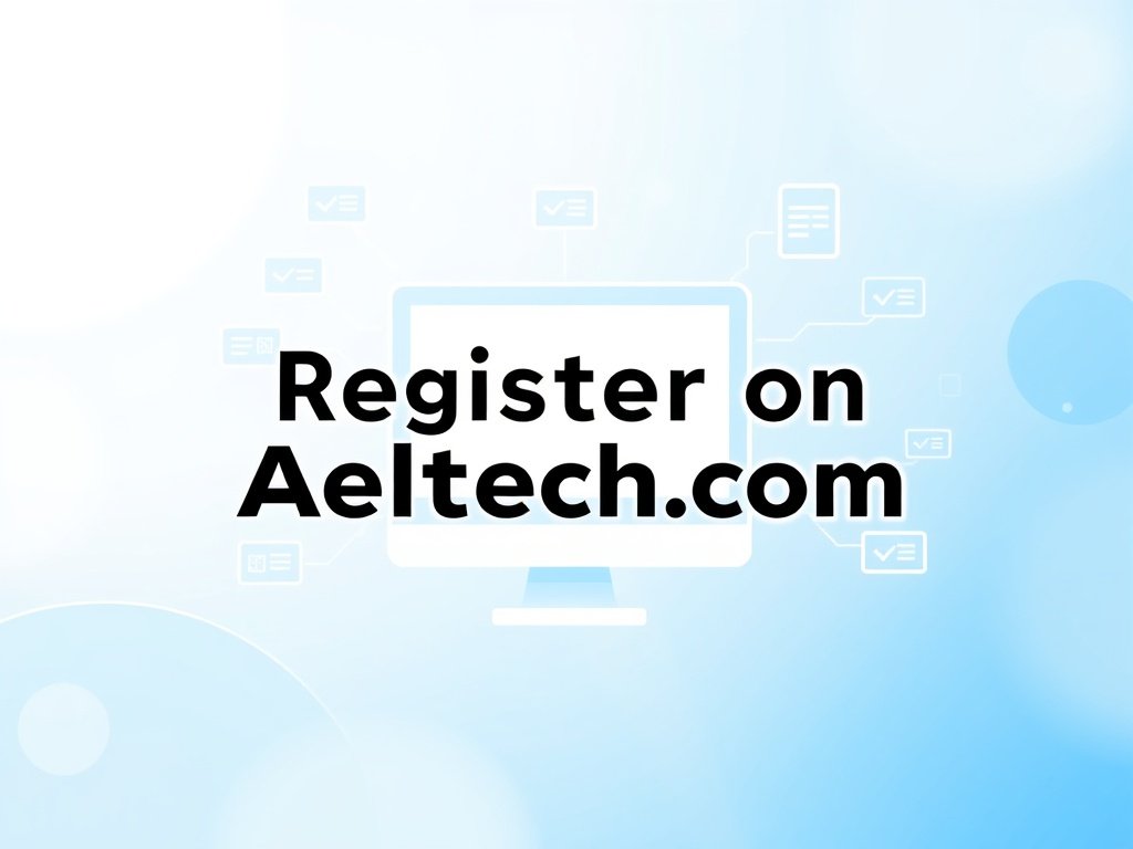 register on aelftech.com
