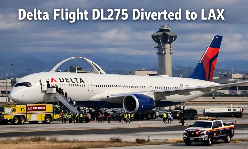 Delta Flight DL275 Diverted LAX